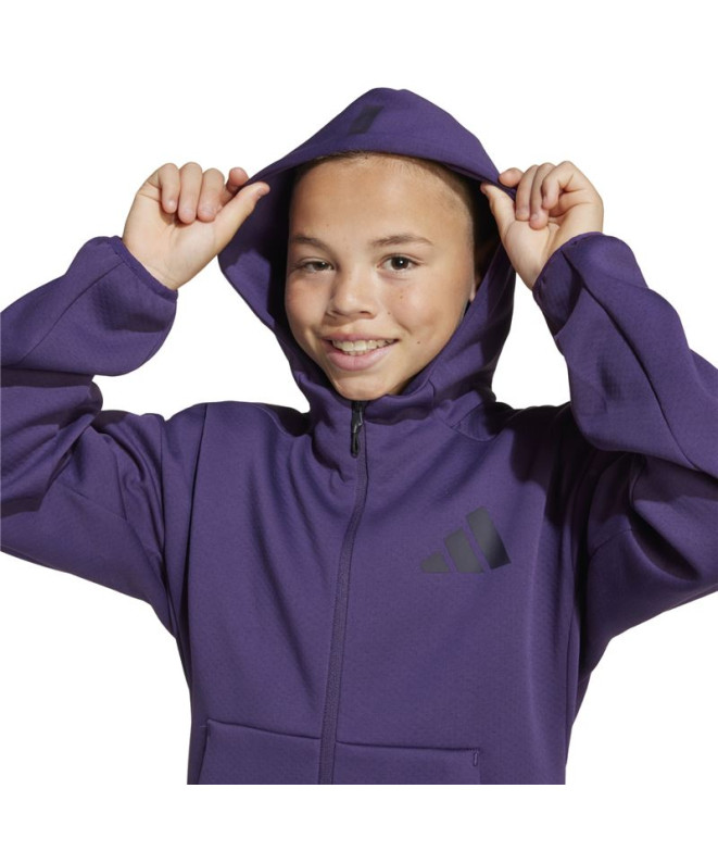 Moletom adidas Z.N.E.Fz Infantil Preto