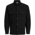 Camisa Jack and Jones Jprrayle Melange Solid L/S Sn Hombre Black Beauty