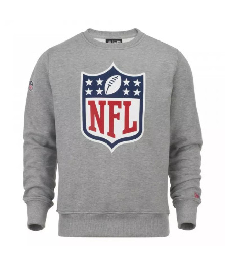 Camiseta New Era Nos Nfl Crew Neck Nfllog Hgr Homem Cinza