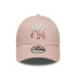 Casquette New Era CHYT METALLIC 9FORTY New York Yankees PKR Enfant