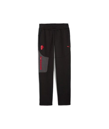 Pantalon de Football Puma AC Milan tech Sweatpa, Noir-F,...