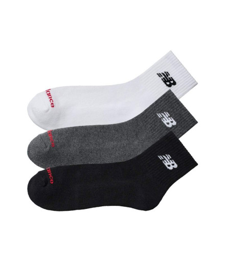 Chaussettes New Balance Quotidien Cheville 3 Paires Blanc