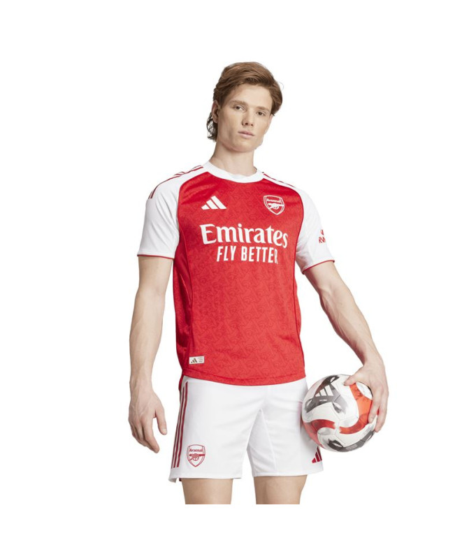 Camiseta adidas Arsenal Home Jsy 25/26 Hombre Rojo