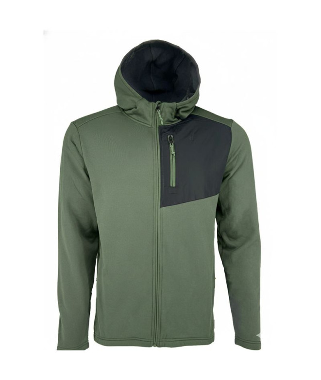 Chaqueta Joluvi Hazel Hood Verde Oliva/Negro