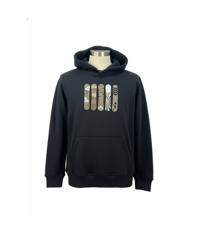 Sweat Joluvi Coton Snowboard Noir Anthracite...