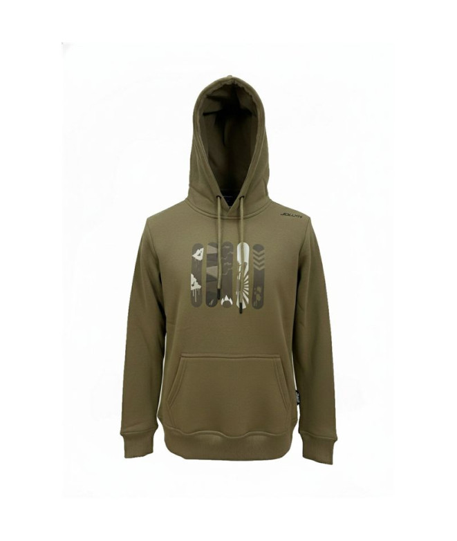 Sweat Joluvi Coton Snowboard Gris Fossile...