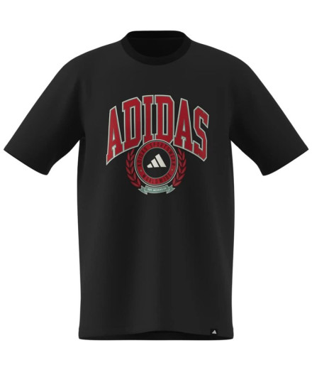Camiseta adidas Vsty Crest Hombre Negro