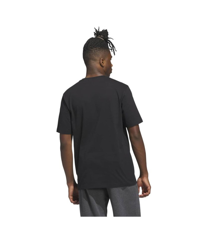 Camiseta adidas Vsty Crest Homem Preto