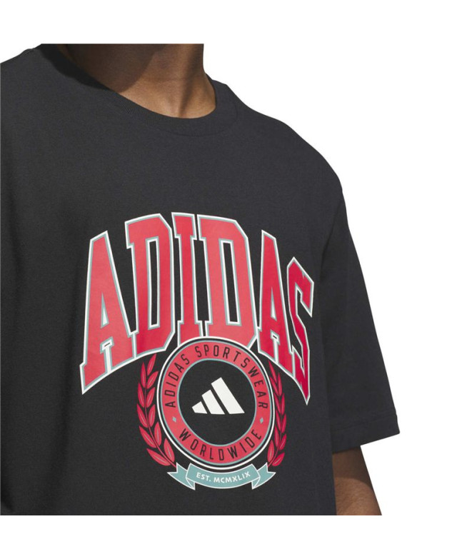 T-shirt adidas Vsty Crest Homme Noir