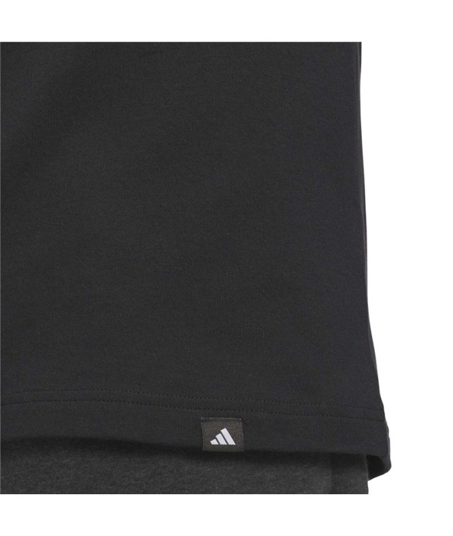 Camiseta adidas Vsty Crest Homem Preto