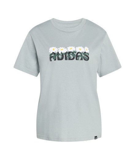 Camiseta adidas Soft Side Mujer Gris
