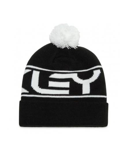 Boné de Snow Oakley Factory Cuff Homem Preto/Branco Logo