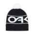 Bonnet de Snow Oakley Factory Cuff Homme Noir/Blanc Logo