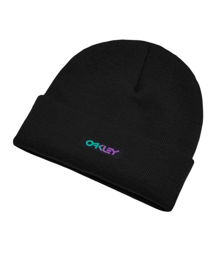 Gorro de Snow Oakley B1B Gradient Patch Beanie Hombre Negro