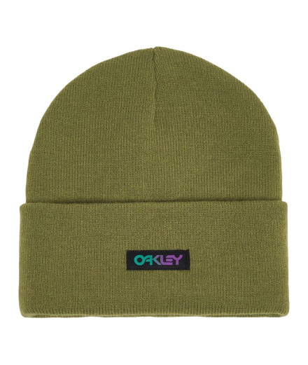 Bonnet de Snow Oakley B1B Gradient Patch Beanie Homme Vert