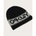 Bonnet de Snow Oakley Tnp Reversible Beanie Homme Noir/Blanc