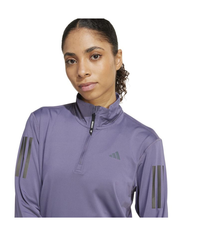 Sweat de Running adidas Otr B Hzip Femme Vioado
