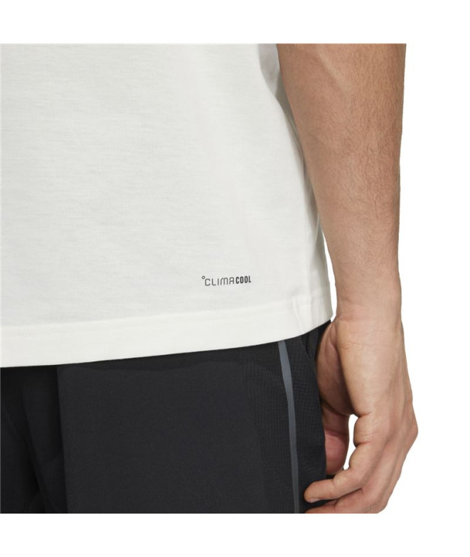 Camiseta de Fitness adidas Tr Cat G Homem Branco