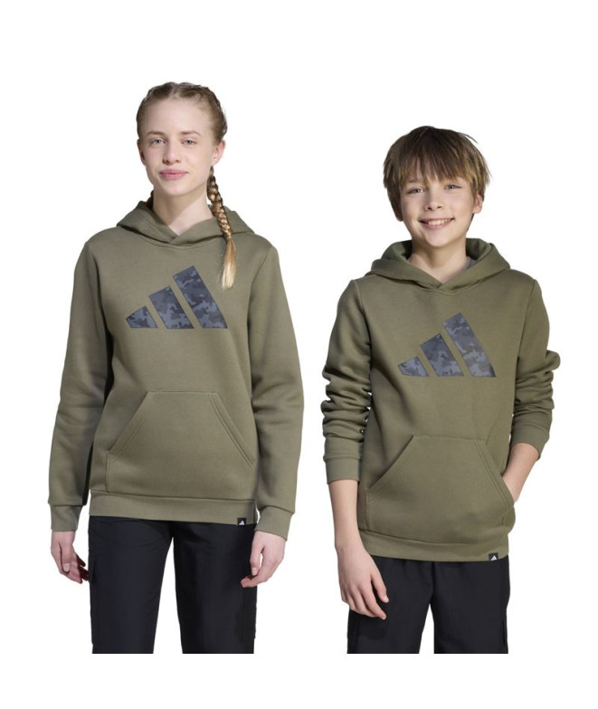 Sweat adidas Camo Hd Enfant Vert
