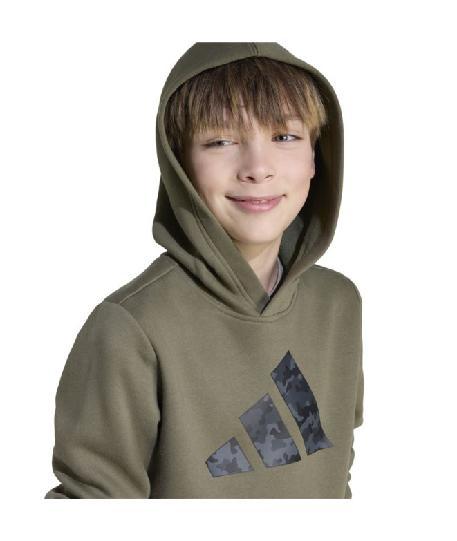 Sweat adidas Camo Hd Enfant Vert