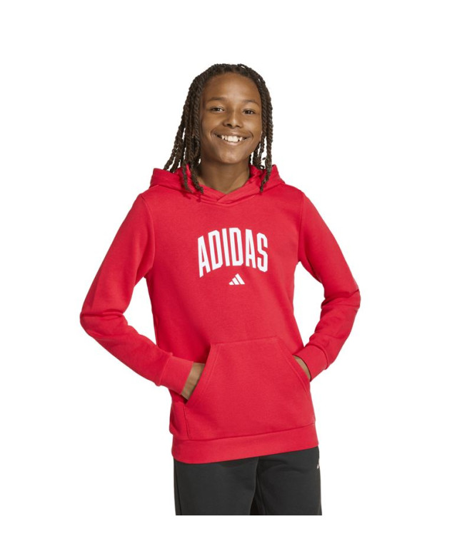Sudadera adidas Colleg Hd Infantil Rojo