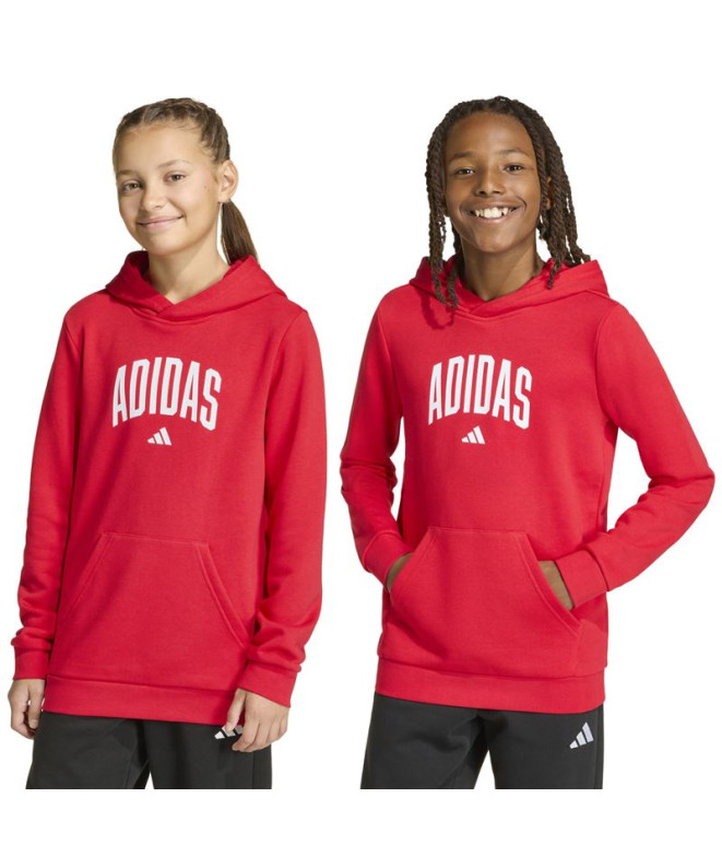 Sudadera adidas Colleg Hd Infantil Rojo