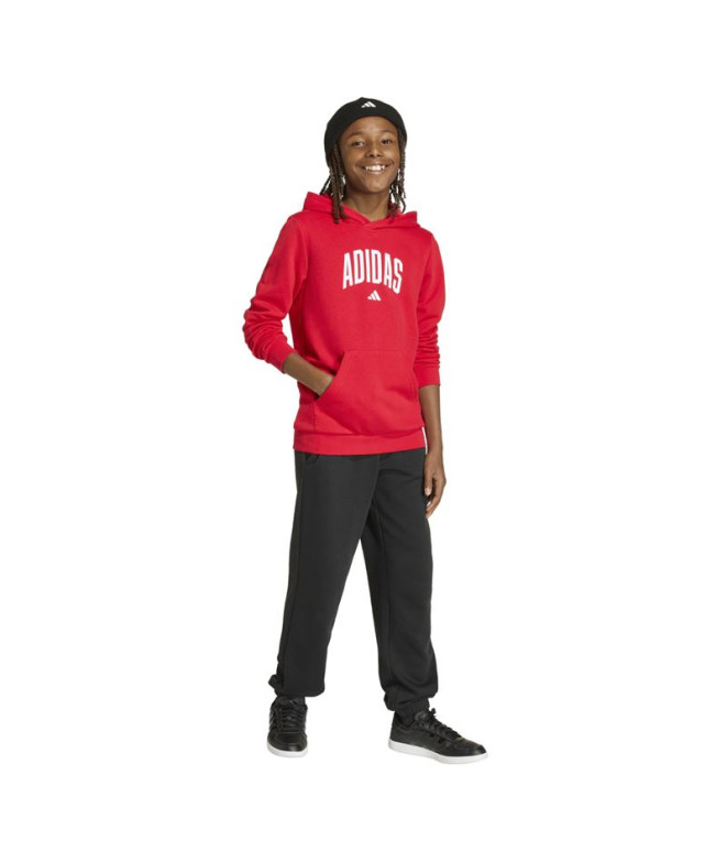 Sudadera adidas Colleg Hd Infantil Rojo