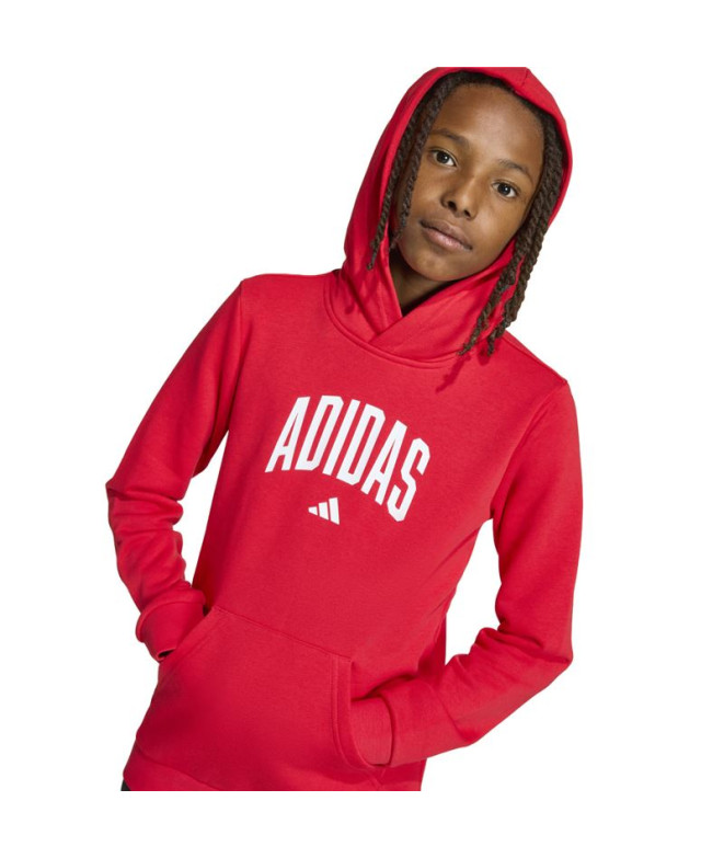 Sudadera adidas Colleg Hd Infantil Rojo