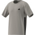 Camiseta de Fitness adidas We Bas 3 Bandas Hombre Azul/Negro