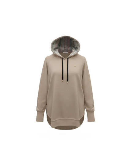 Sweat Luxury Femme Beige