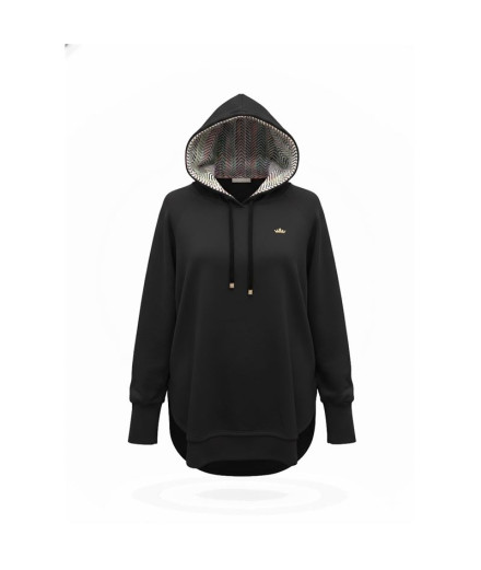 Sudadera Luxury Mujer Negro