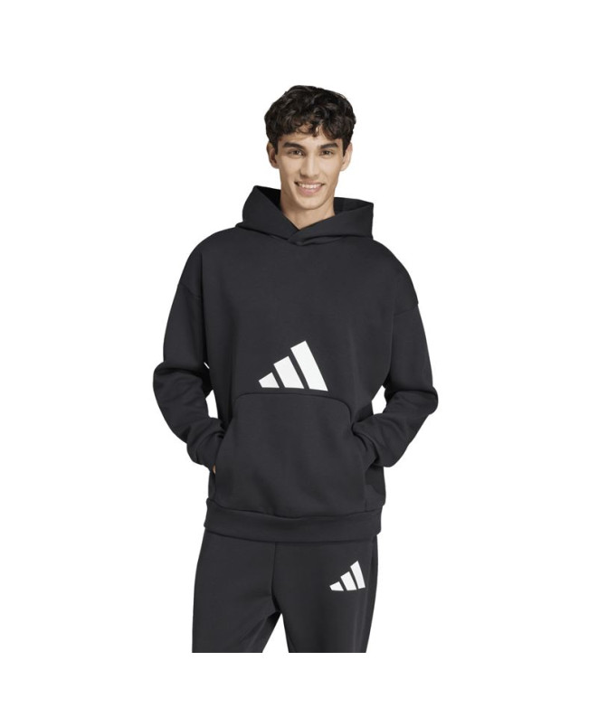 Sweat adidas Fi 3Bar Hd Homme Noir