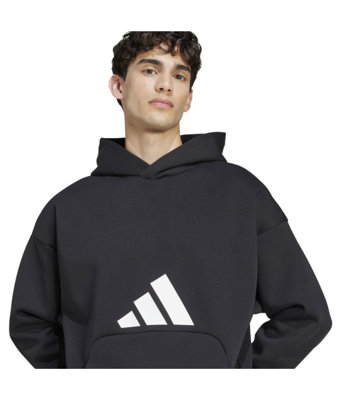 Sweat adidas Fi 3Bar Hd Homme Noir