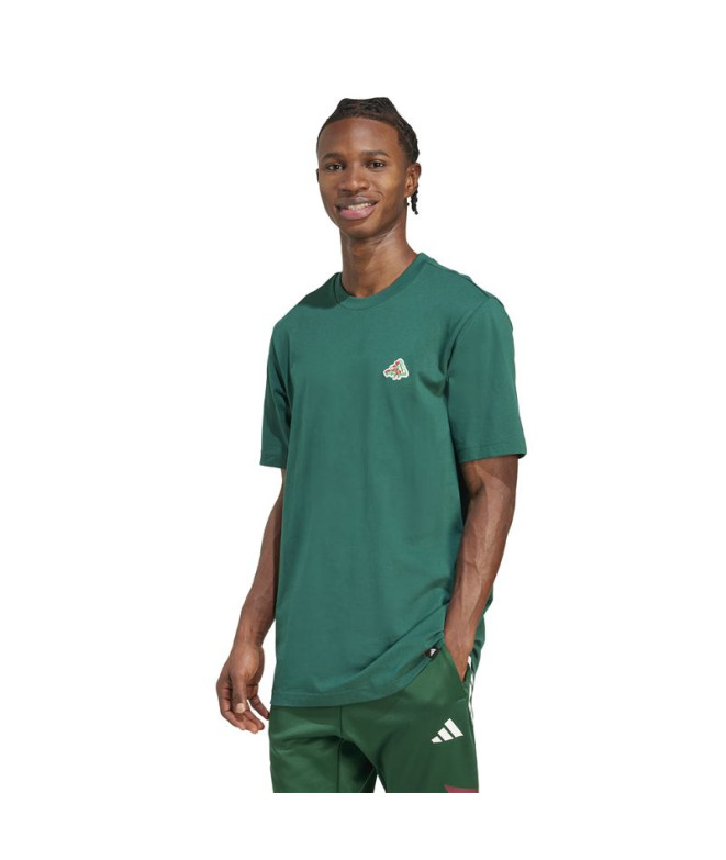 Camiseta adidas Pizza Trim Homem Verde