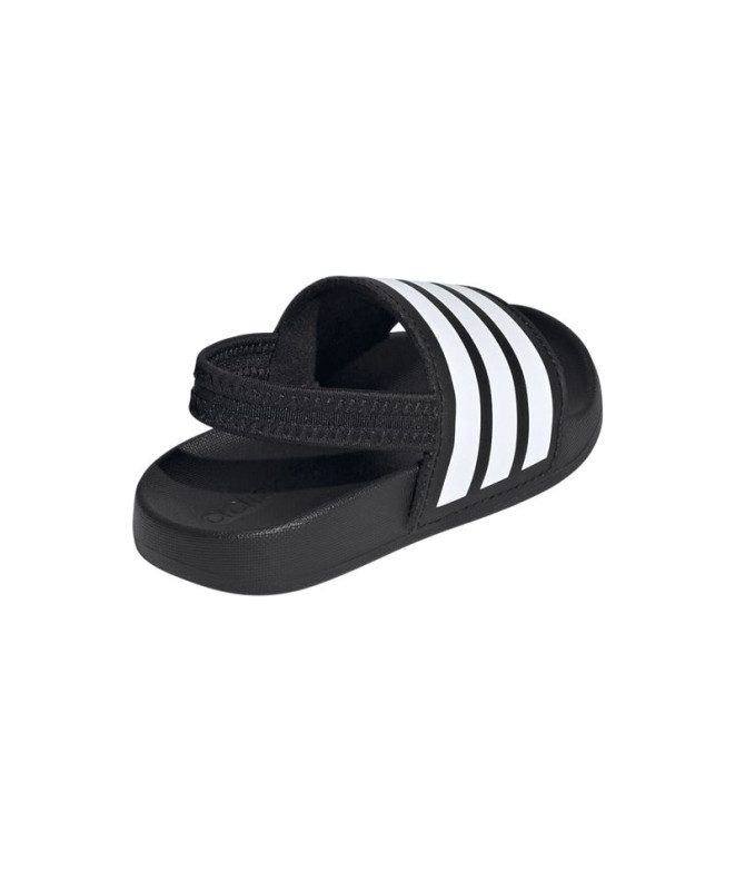 Tongs adidas Adilette Estrap Enfant Noir/Noir/Noir