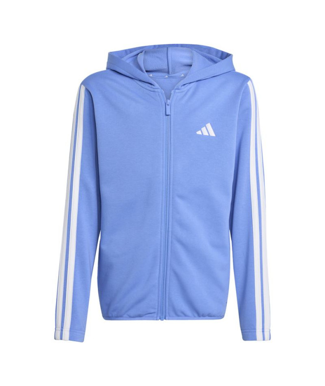 Fato de treino adidas 3Bandas Ft Infantil Azul