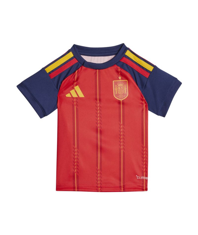 Conjunto adidas Espanha 26 Infantil Vermelho