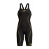 Fato de banho Speedo Fastskin HyperSpark Solid Openback Kneeskin Mulher Preto
