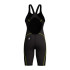 Fato de banho Speedo Fastskin HyperSpark Solid Openback Kneeskin Mulher Preto