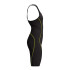 Fato de banho Speedo Fastskin HyperSpark Solid Openback Kneeskin Mulher Preto