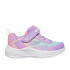 Zapatillas Skechers Microspec Advance - Oasis Poi Niña Lila/Negro