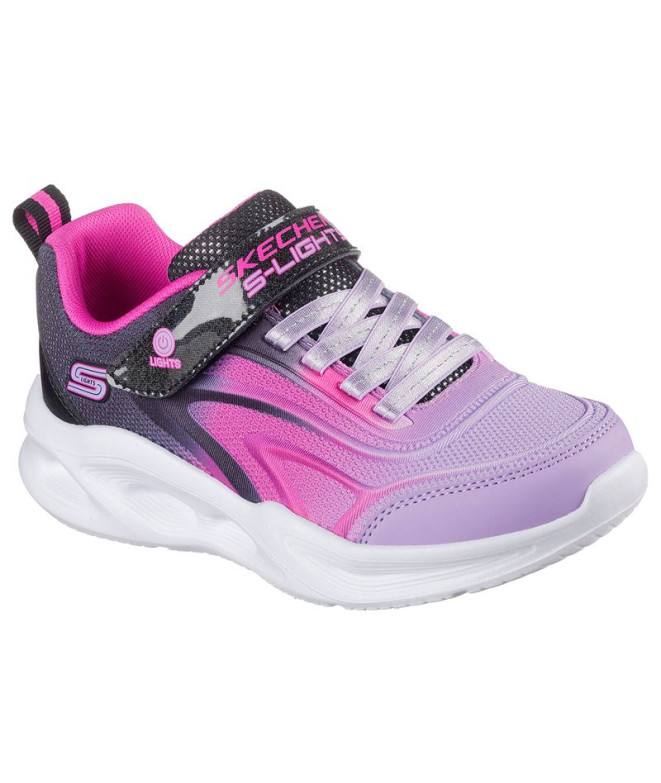 Zapatillas Skechers Sola Glow - Color Br Niña...