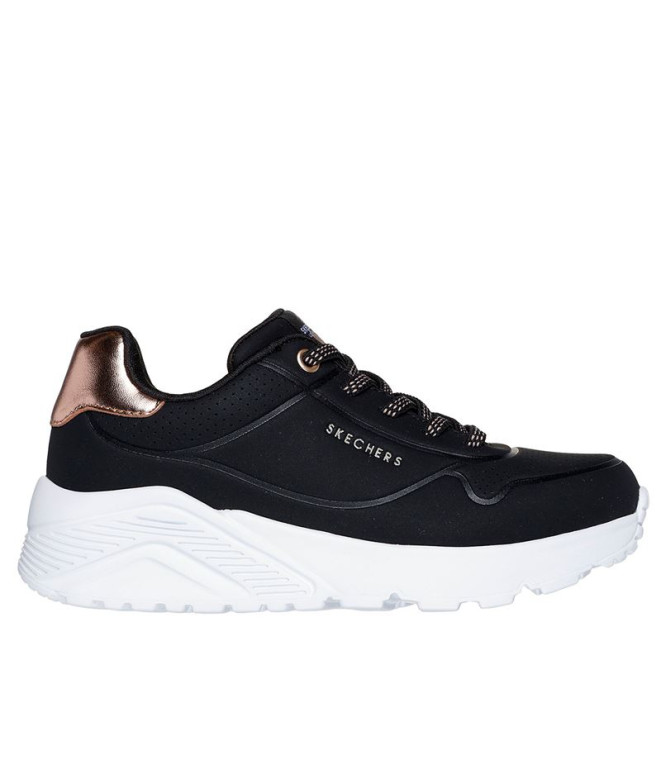 Sapatilhas Skechers Uno Lite Preto Sintético/...