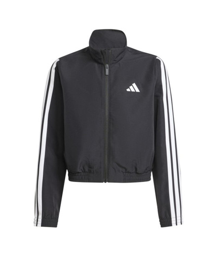 Casaco adidas Jg 3 Bandas Wv Preto/Branco