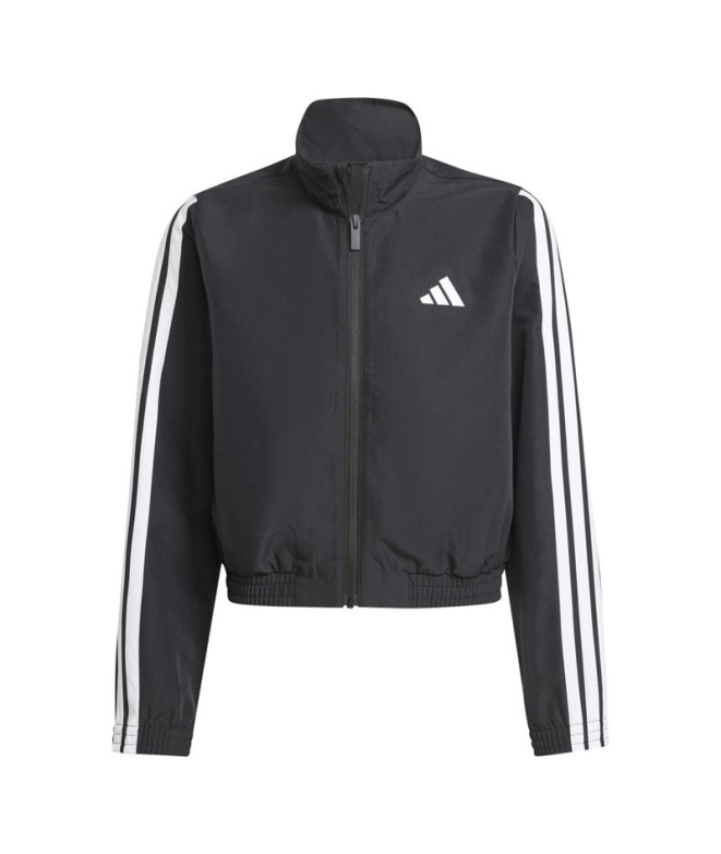 Casaco adidas Jg 3 Bandas Wv Preto/Branco