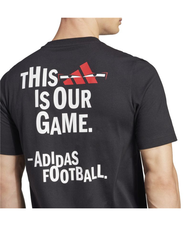 T-shirt de Football adidas Fun Slogan G Homme Noir