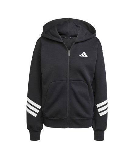 Sudadera adidas Future Icons 3Bandas Fz Hd Mujer Negro