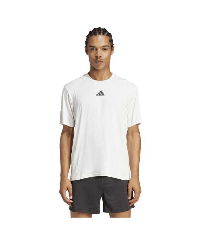 T-shirt de Fitness adidas D4T Int. Homme Blanc