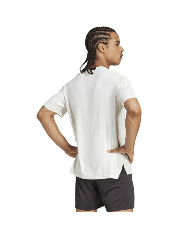 T-shirt de Fitness adidas D4T Int. Homme Blanc