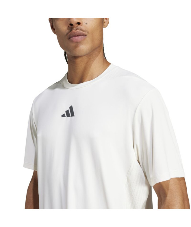 Camiseta de Fitness adidas D4T Int. Homem Branco
